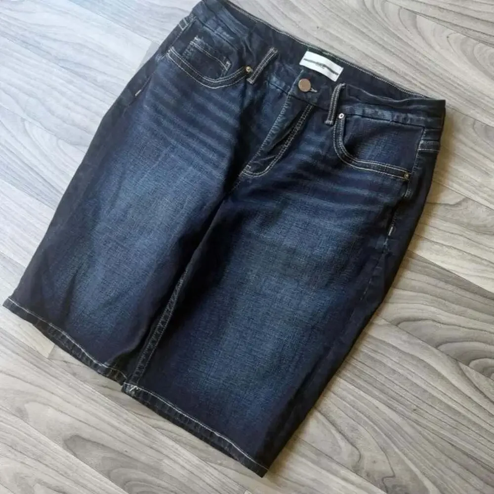 BKE Gabby Denim Bermuda Denim Shorts Jorts